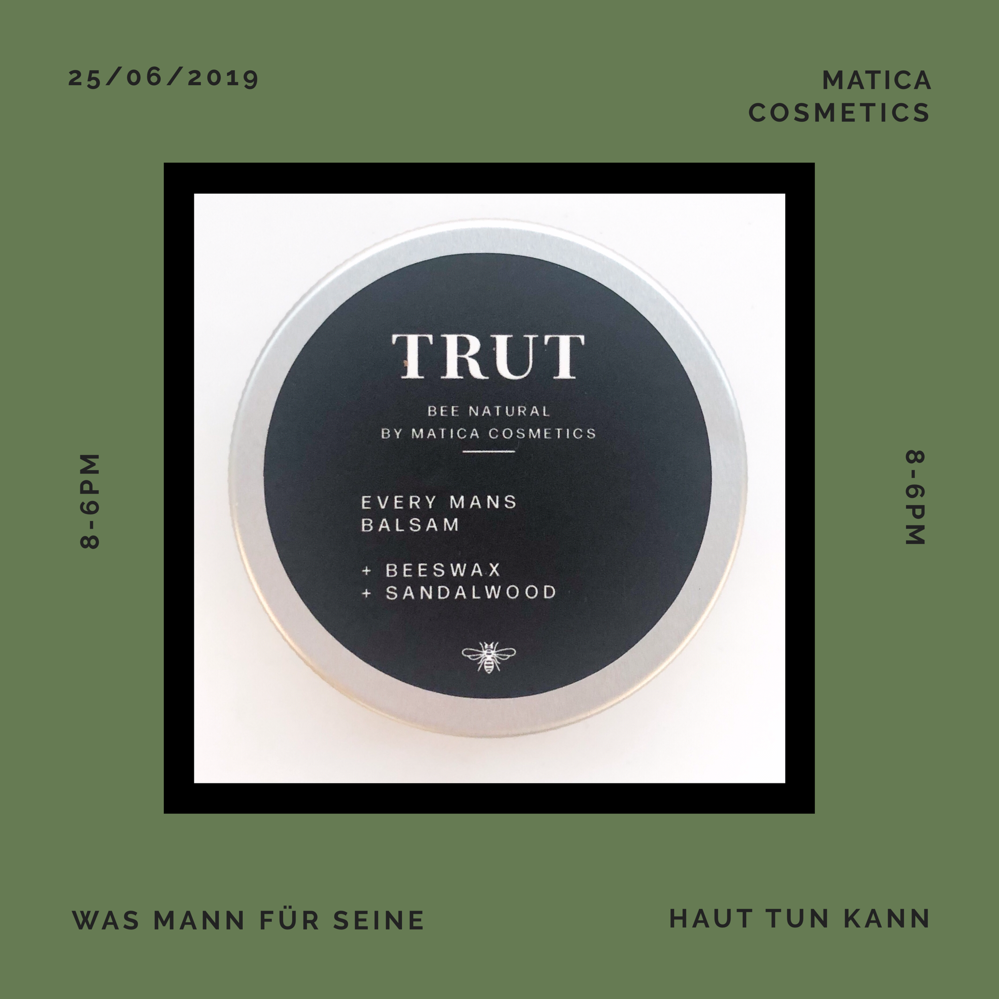 Hautpflege für Männer mit Naturkosmetik von Matica