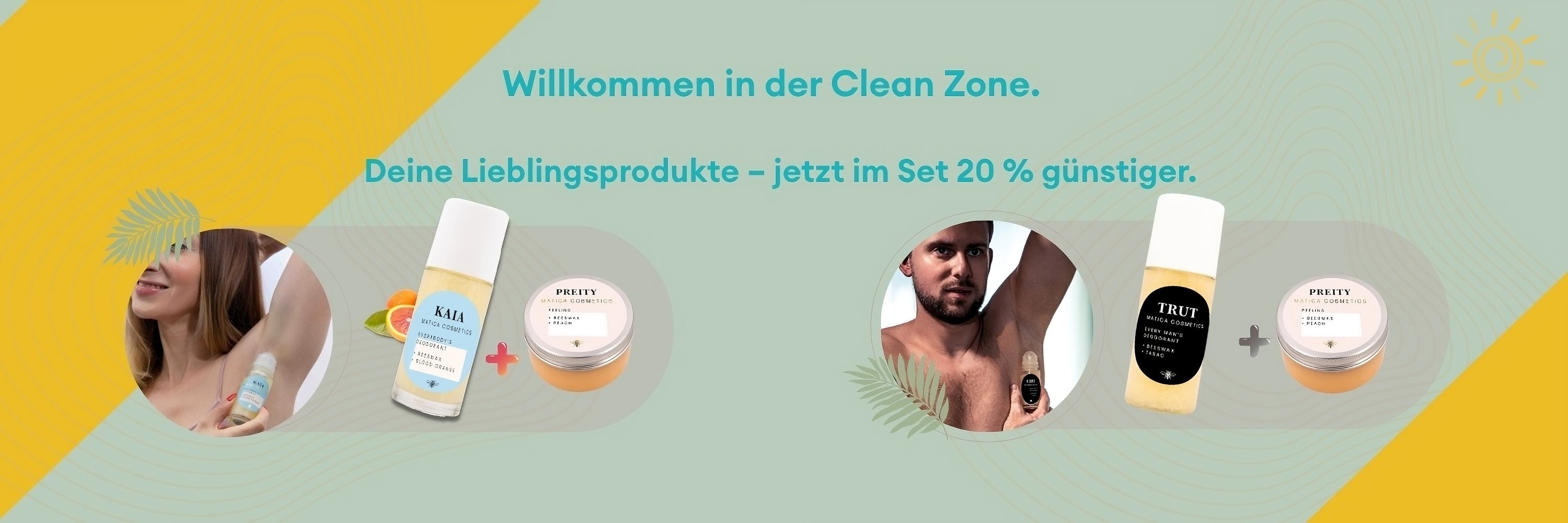 Sporty set banner Matica Cosmetics 