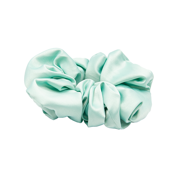 Matica Cosmetics Seiden Scrunchie Sea Green Haargummi Hamburg Nachhaltig Naturkosmetik