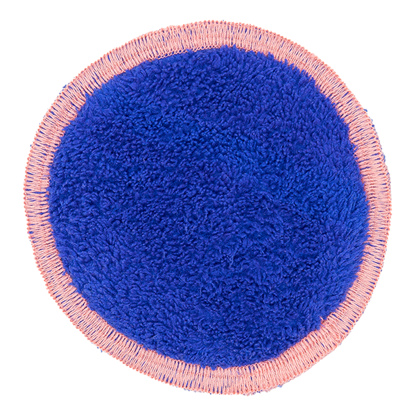 Matica Cosmetics Naturkosmetik aus Hamburg wiederverwendbare Make-Up Pad Blau Rosa 