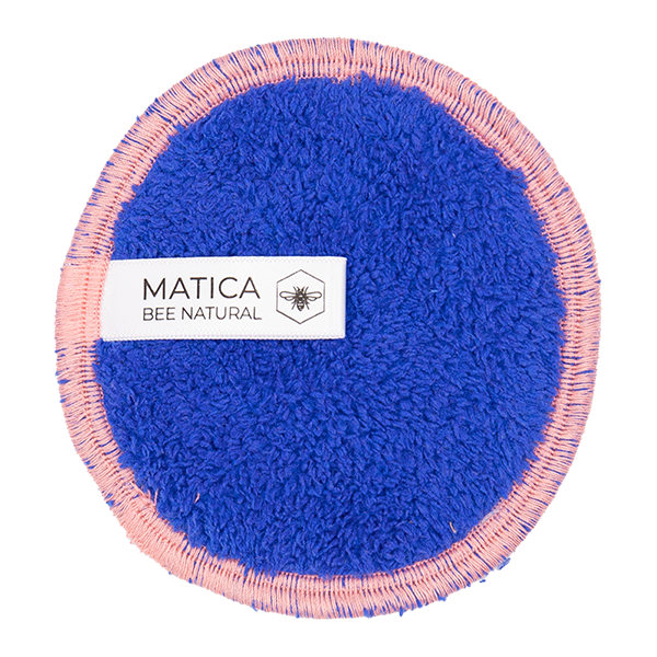 Matica Cosmetics Naturkosmetik aus Hamburg Make-Up Pad Wiederverwendbar Nachhaltig Rosa Blau 